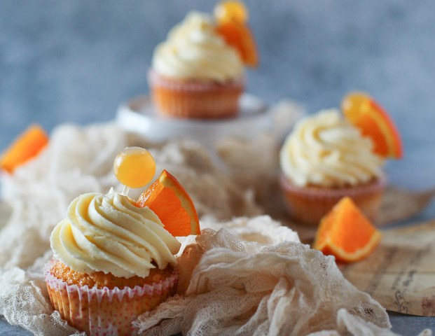 cupcake all'arancia